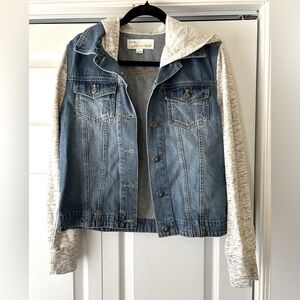 Vintage Havana Denim Sweatshirt Jacket